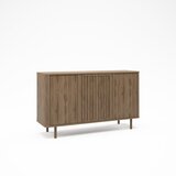 Marckeric Komoda v hrastovem dekorju v naravni barvi 138x80x40 cm Salma – | Shoptok.si