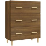  Komoda boja smeđeg hrasta 70x34x90 cm od konstruiranog drva | Eponuda.com