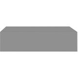 vidaXL Stenska polica s predalom siva 40x23,5x10 cm mediapan, (20620693) | Shoptok.si