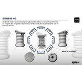 Top Star Stolček SITNESS 4D, VxŠ 530 - 640 x 375 mm, črne barve | Shoptok.si