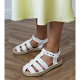 D/CEO White closed espadrille sandals Kleona | shoptok.hr