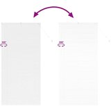  Zavjesa za prozor sa zavjesama Ostalo Bijela 80 x 130 cm Aluminij | shoptok.hr