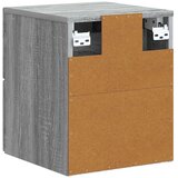  Stenski nočni omarici s predalom Siva Sonoma 33 x 34,5 x 40 cm, (5000209629) | Shoptok.si