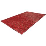 Kayoom RAVNO TKANA PREPROGA 200/290 cm tkano rdeča, zlate barve | Shoptok.si
