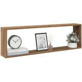 vidaXL Stenske kockaste police 4 kosi artisan hrast 100x15x30 cm Cene