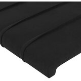  Uzglavlja crna 144x5x78/88 cm baršunasta | shoptok.hr