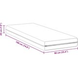  Madrac Bijeli 90 x 190 cm Pocket opruga | shoptok.hr