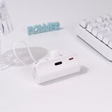  power bank prenosiva baterija privezak 5000mAh 15W lightning bela Cene