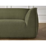 Bobochic Paris Zelena sedežna garnitura iz rebrastega žameta 242 cm Giorgia – | Shoptok.si