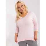 RELEVANCE Blouse-RV-BZ-8986.89P-light pink | Shoptok.si
