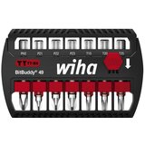 Wiha bit buddy ty set bitova, 49 mm phillips, pozidriv, torx®, 8 delova 1/4