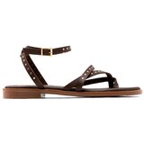Oh My Sandals Sandali & Odprti čevlji NATIKAČI 5853 Kostanjeva Cene