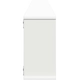  Kockaste zidne police 4 kom bijele 100 x 15 x 30 cm drvene | shoptok.hr