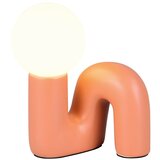 REALITY Oranžna keramična namizna svetilka (višina 21,5 cm) Quinn – | Shoptok.si
