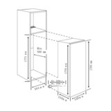 Heinner ugradbeni hladnjak HFF-BIM212NFCE++ | shoptok.hr