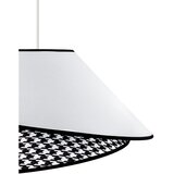  Duolla - Luster na sajli COCO 1xE27/40W/230V prečnik 50 cm bela/crna | Eponuda.com