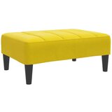  Kavč dvosed s stolčkom za noge rumen žamet, (21228588) | Shoptok.si