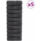 vidaXL Ručnici za goste 50 kom antracit 30x50 cm 600 gsm 100 % pamuk Cijene