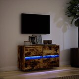  Zidni TV ormarić s LED svjetlima boja hrasta 80 x 31 x 45 cm | Eponuda.ba