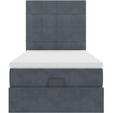 vidaXL okvir kreveta s madracima tamnosivi 80x200cm baršunasti | shoptok.hr