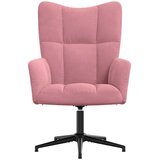  Stolica za opuštanje ružičasta baršunasta | shoptok.hr