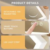 FENCHILIN Hollywood make-up ogledalo z LED osvetlitvijo | Shoptok.si