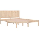  Okvir kreveta bez madraca 200 x 200 cm od masivne borovine | shoptok.hr