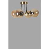 Opviq pablo 4 Lü eskitme bal Camlı avize ambergoldblack chandelier | ePonuda.com