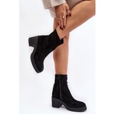 Boto Women's ankle boots with a heel Camel Argastis | Shoptok.si