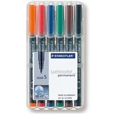 Staedtler Marker lumocolor permanent, s, 6/1 v etuiju 313 WP6 | Shoptok.si