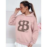 DStreet Bluza damska oversize z kapturem LITESSO różowa | Shoptok.si
