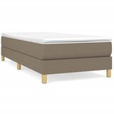 Maison Chic Box spring postelja - Vzmetna postelja z vzmetnico taupe 80x200 cm blago SL12688, (21884119) Cene
