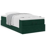  Okvir kreveta s madraca tamnozeleni 90x190cm baršunasti | Eponuda.com