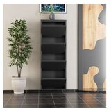 Hanah home Ormar za cipele 4 Piece Metal Anthracite | ePonuda.com