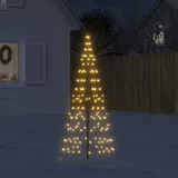  Svjetlo za božićno drvce na stijegu 200 LED tople bijele 180 cm