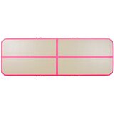  Strunjača na napuhavanje s crpkom 400 x 100 x 10 cm PVC roza | Eponuda.com