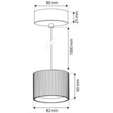 Brilagi LED RGB prigušiva luster na sajli STRIPY 1xGX53/14W/230V Wi-Fi Tuya bela | Eponuda.com