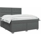 Boxspring krevet s madracem Tamnosiva 160 x 200 cm Tkanina 160 x 200 x 140.5 cm | Shoptok.si