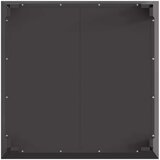 vidaXL Crna Hladno valjani čelik 80 x 80 x 43 cm Izdržljivo Ognjište | shoptok.hr