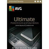 AVG Ultimate 2022 with Secure - 10 Devices 1 Year AVG Key EUROPE