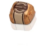 Praline Tartufo Amaretto od mlijecne cokolade punjene sa keksicima Amaretti