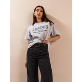 Sinsay Pamučna majica s natpisom London | shoptok.hr