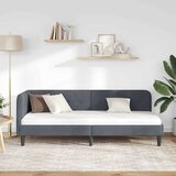  Kutni okvir kreveta Tamno siva 80 x 200 cm Baršun | shoptok.hr