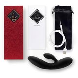 Feelztoys rabbit vibrator - Lea, črn (bleščeč) Cene