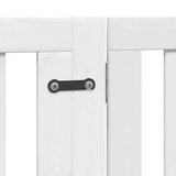  Vrata za pse s vratašcima 12 panela sklopiva 960 cm drvo topole | shoptok.hr