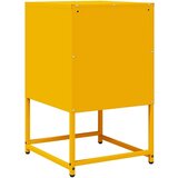 vidaXL Nočna omarica Gorčično rumena 36x39x60,5cm Hladno valjano jeklo | Shoptok.si