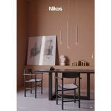 Redo 01-3859 - LED luster na sajli NIKOS LED/8W/230V 3000K CRI 90 preč. 6 cm bela | Eponuda.com