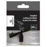 Gembird CC-USB2-CMLML-0.2M Kabl USB-C na 8pin pod uglom 02m Black Cene