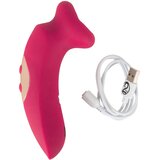 You2Toys Oral Fun - vibrator za klitoris sa sisajućom i jezičnom stimulacijom (roza) | shoptok.hr