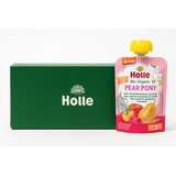 Holle Pire od kruške, breskve i maline s pirom "Pear pony" - Organski 100g , pakiranje 12komada, xxl | shoptok.hr